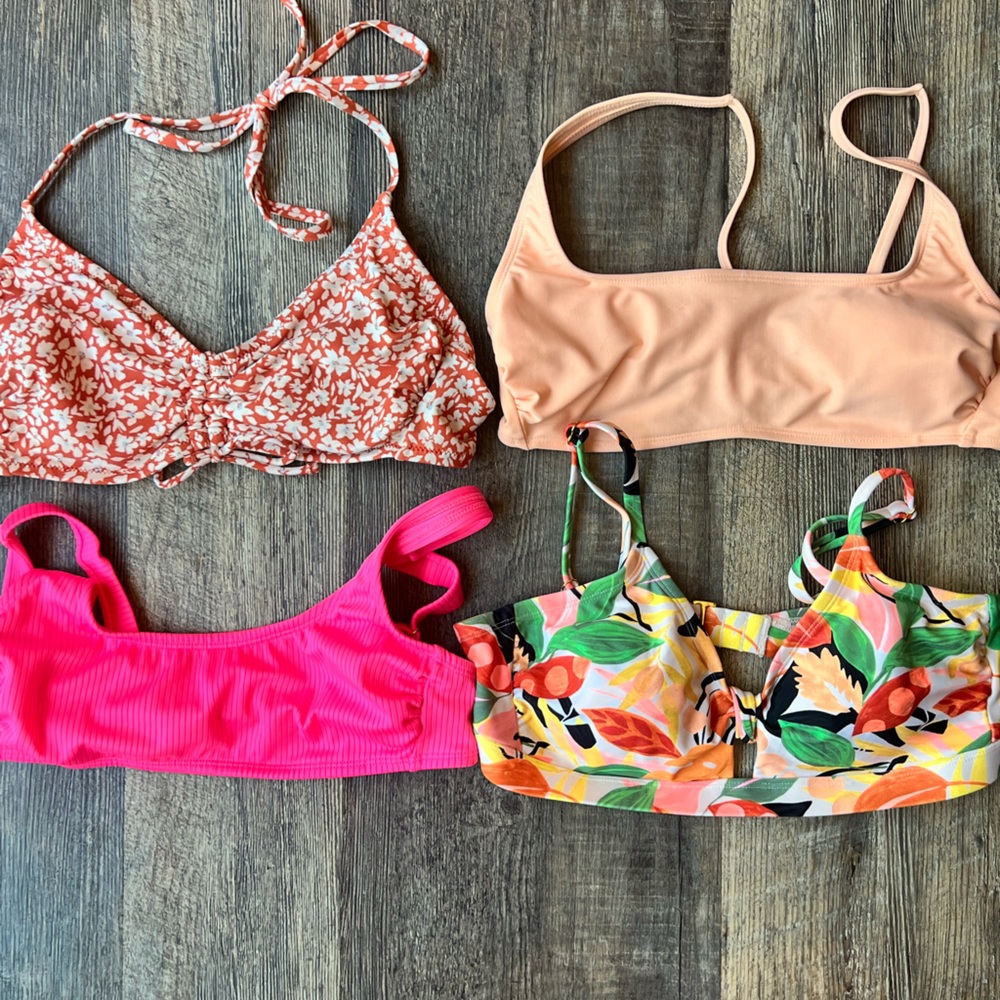 Wild Fable Peach Bikini Top